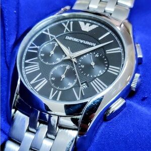 Emporio Armani AR-1786 Luxury Chrono Men's Watch 44mm EUC

#1891